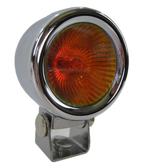 Pair of Chrome Retro Minature 2" Spotlights -  Rainbow Lens Preview